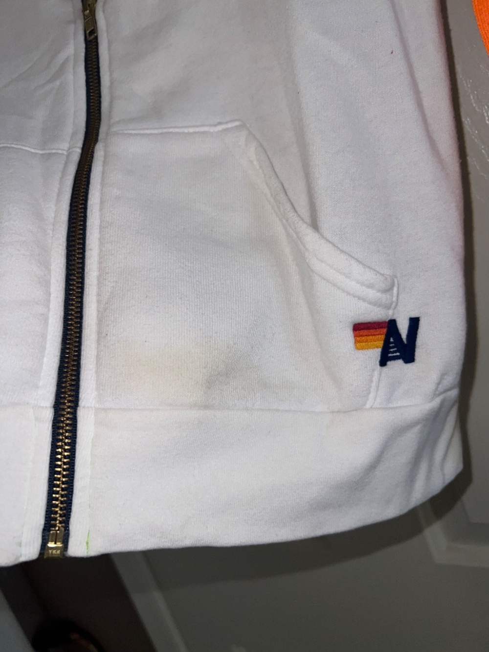 Aviator Nation -Small- bolt stripe zip hoodie - Picture 7 of 8